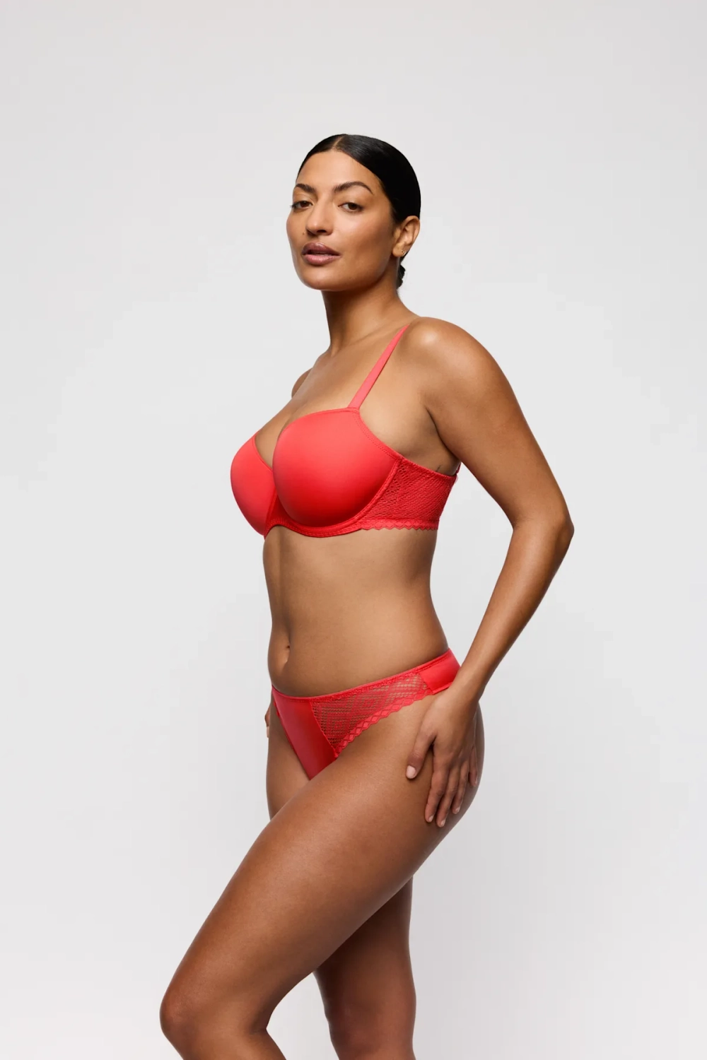 PRIMADONNA Twist Grace Bay Бюстгальтер балконет с поролоновой вставкой, коралловый