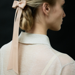 Бант "Мэри" облегченный бежевый