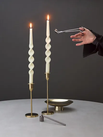 Набор аксессуаров для свечей графитового цвета из коллекции essential