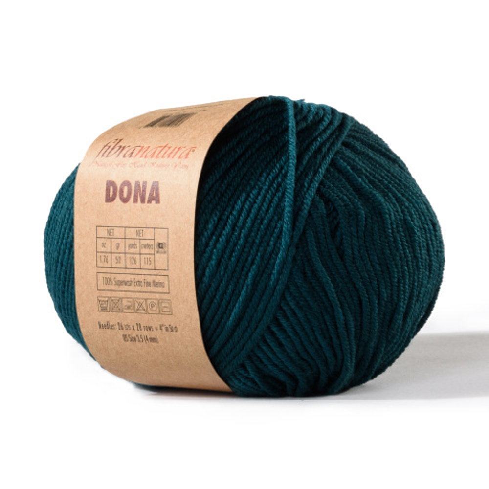 Пряжа Dona 50г, 115м, 100% меринос экстрафайн (цена за 1 шт)