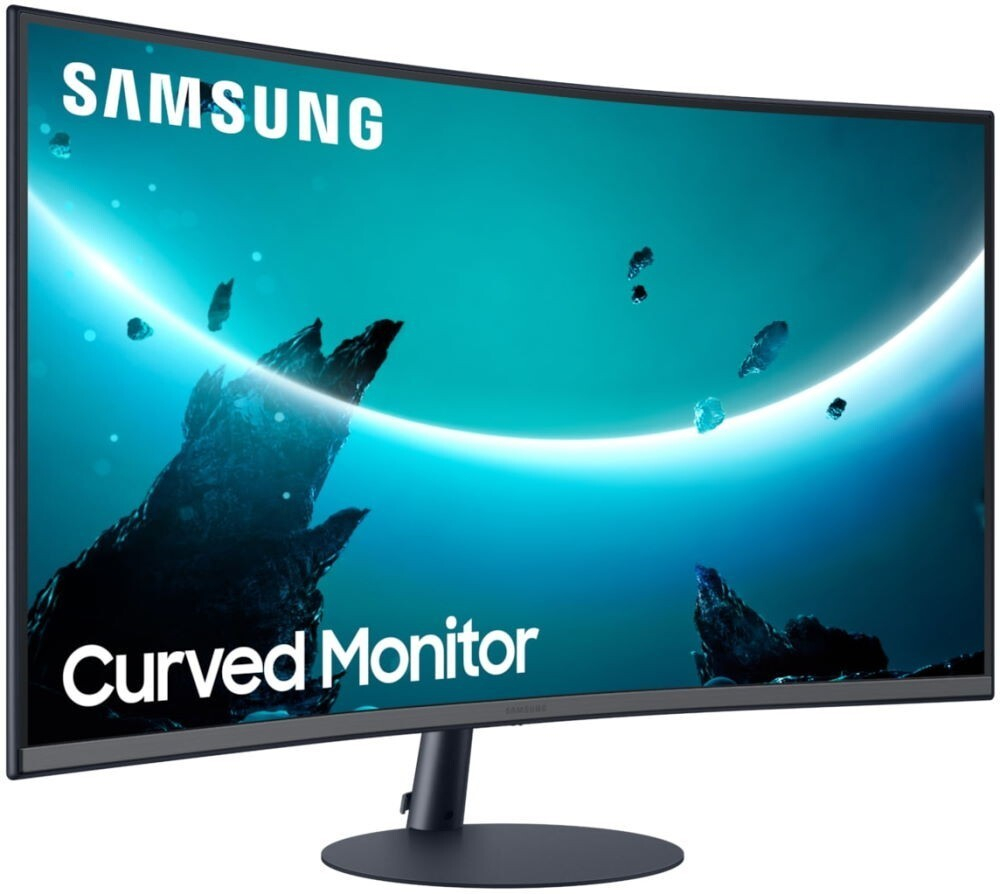 Монитор Samsung 27" C27T550FDI 1920x1080 VA WLED 75Гц 4ms Curved FreeSync VGA HDMI DisplayPort