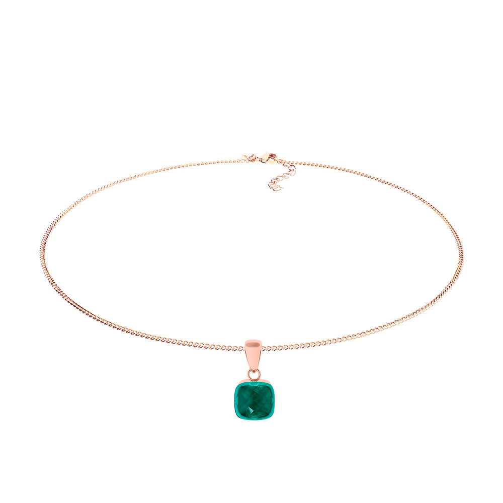 Колье Qudo Firenze emerald 400095.1 G/RG