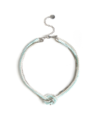 Колье "Blue Knot Zircon"