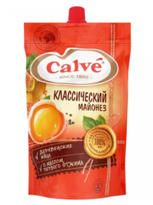 МАЙОНЕЗ КЛАССИЧЕСКИЙ 50% 200ГР CALVE