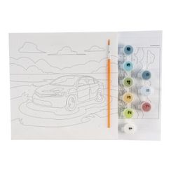 Nömrəli Rəngləmə Lori Çərçivədə  (20*20) "Машина"