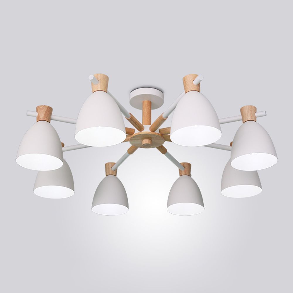 Потолочная Люстра Folke 8 White By Imperiumloft