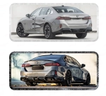 Диффузор заднего бампера для BMW 5 серии G60 G68 2024+ БМВ Обвес Бампер