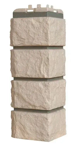 Угол наружный Grand Line Колотый камень Design бежевый 0.392*0.153мм 0.6м2 1уп-12шт