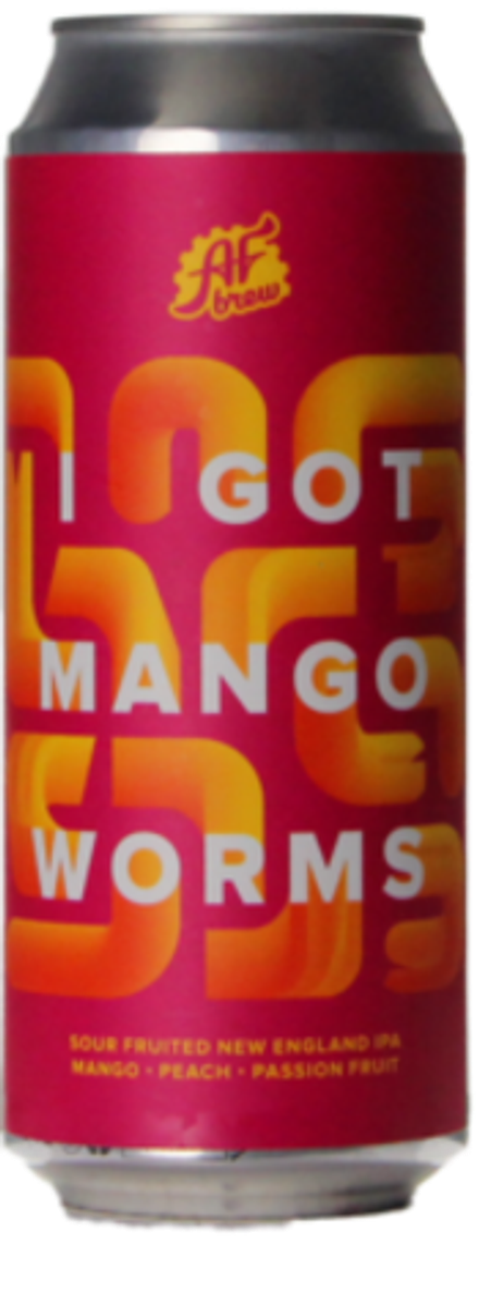 Пиво Аф Брю Ай Гот Манго Вормс / AF Brew I Got Mango Worms 0.5л - 10шт