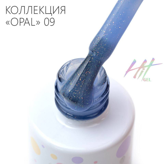 Гель-лак Opal №09 ТМ &quot;HIT gel&quot;, 9 мл