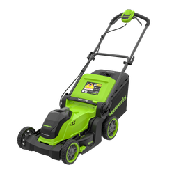 Газонокосилка аккумуляторная Greenworks GD40LM411, 40V, бесщеточная, 41 см, (2521007)