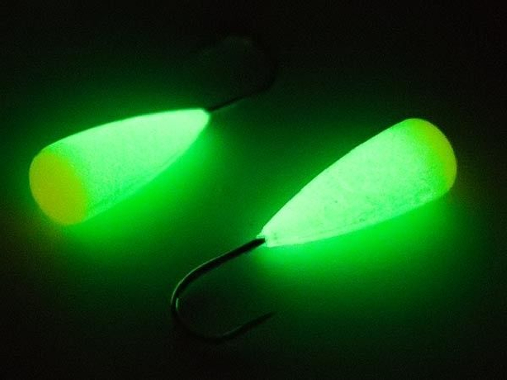 Мормышка Конус свечение Красное + Желтое MOK510RY 10шт/уп