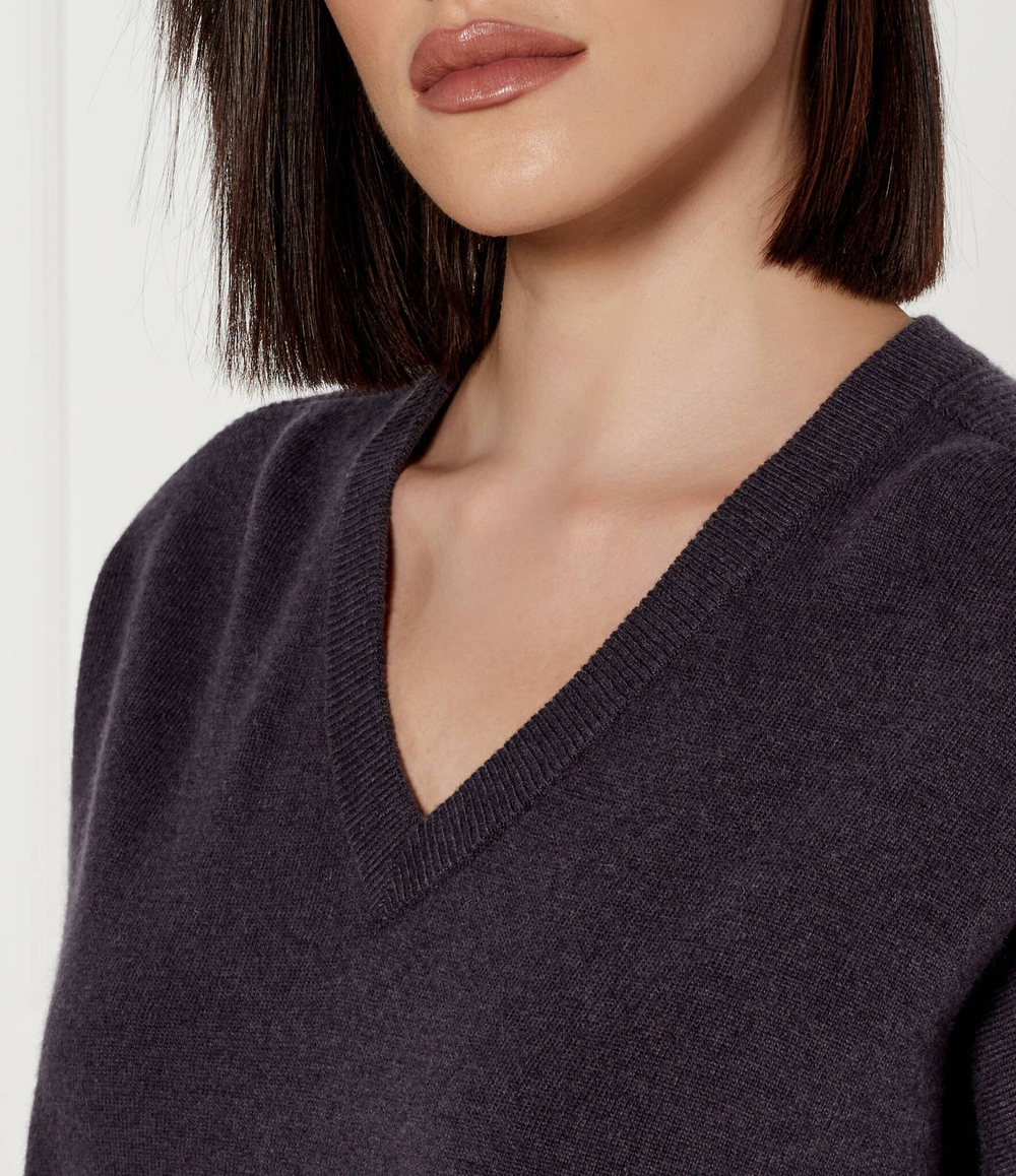 Шерстяной свитер Liu Jo - графитовый(CF4021 MS019)