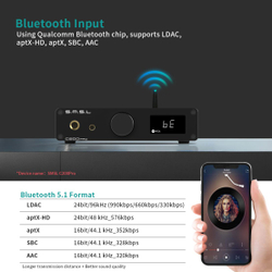 Усилитель для наушников SMSL C200 Pro, настольный, ЦАП, Bluetooth, цифро-аналоговый преобразователь