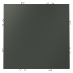 Перекрестный переключатель встраиваемый VOLTUM S70 одноклавишный 10А, (титан)