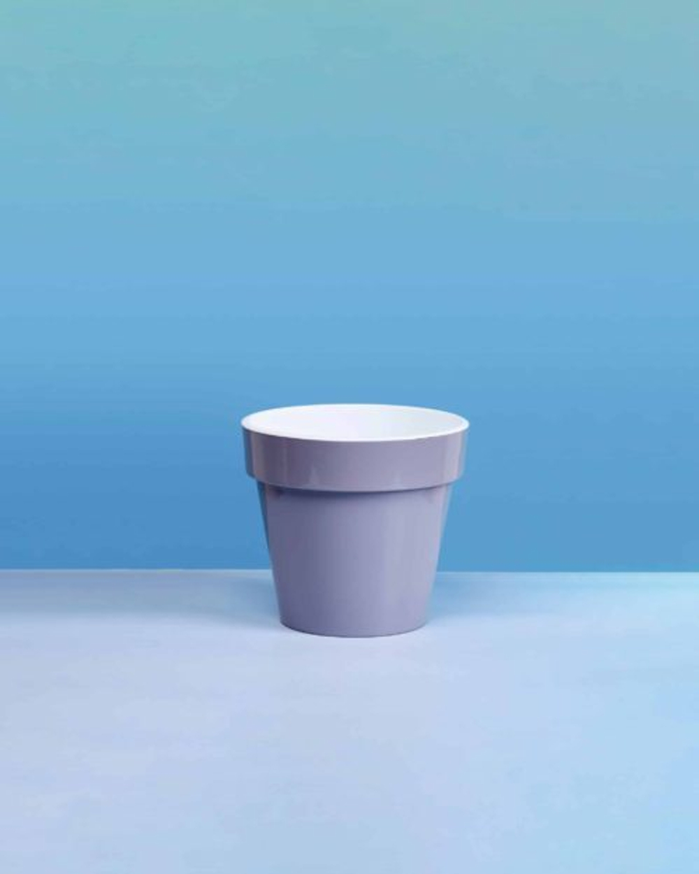 Кашпо Порто со вставкой 6,0л, цвет серый шелк