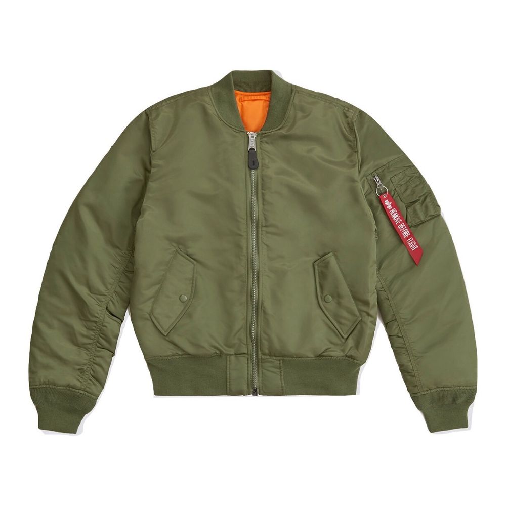 Куртка бомбер Alpha Industries MA-1 Slim Fit/European Sage Green