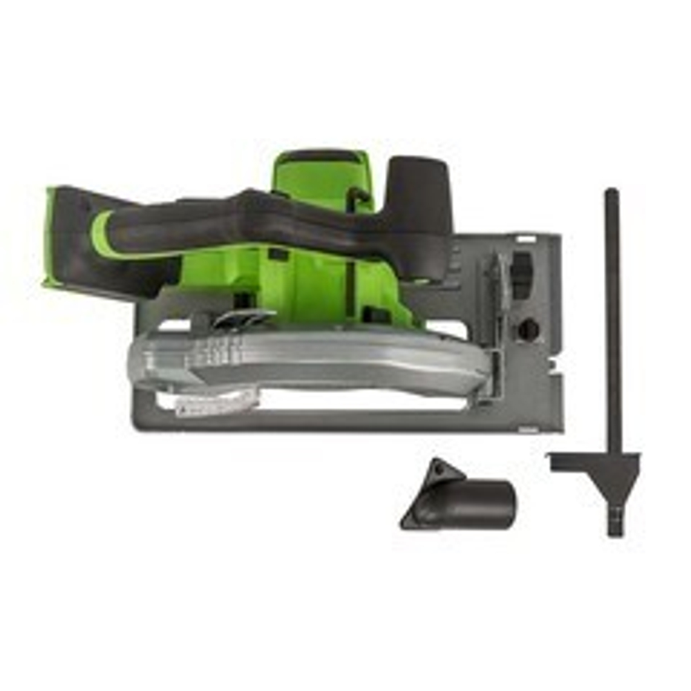 Пила дисковая аккумуляторная Greenworks GD24CS 24В Li-Ion 185 мм без АКБ и ЗУ (1500907)