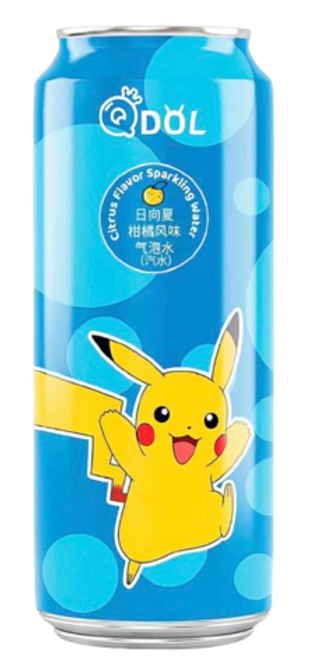 Газированный напиток QDOL Pokemon со вкусом мандарина