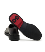 Кожаные дерби iker_derb_ltap HUGO - коричневый(50517189)