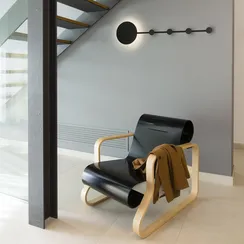 Настенный светильник - вешалка Han черный