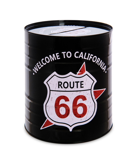 BX-210/3 Металлическая копилка «Route 66»