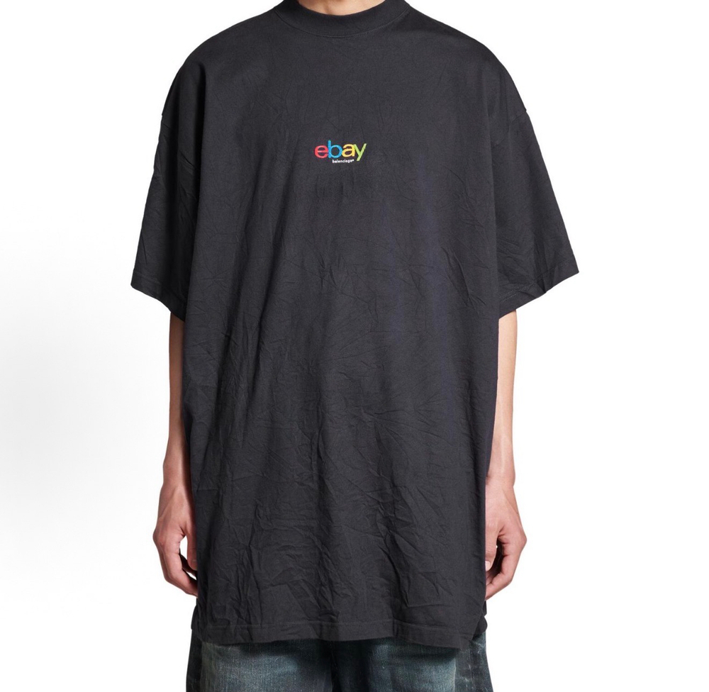 Футболка Balenciaga eBay Oversized T-Shirt
