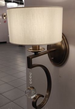 Бра 1*E14 31301/A black brass черная латунь MISSURI Newport