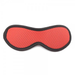 Фетиш набор красный из 4 предметов ( наручники, маска, оковы для ног, пояс для бондажа)