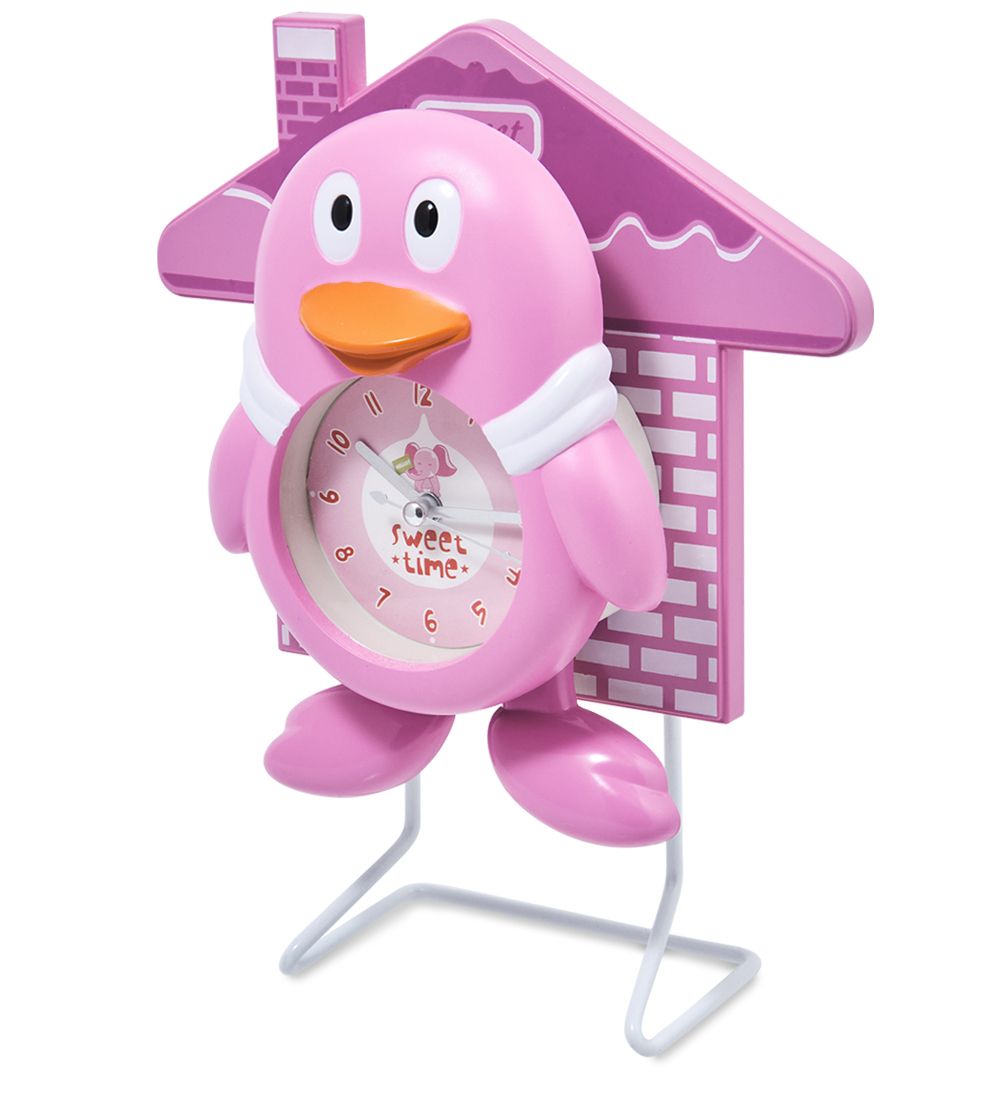 CL-58/1 Часы «Пингвин» розовый