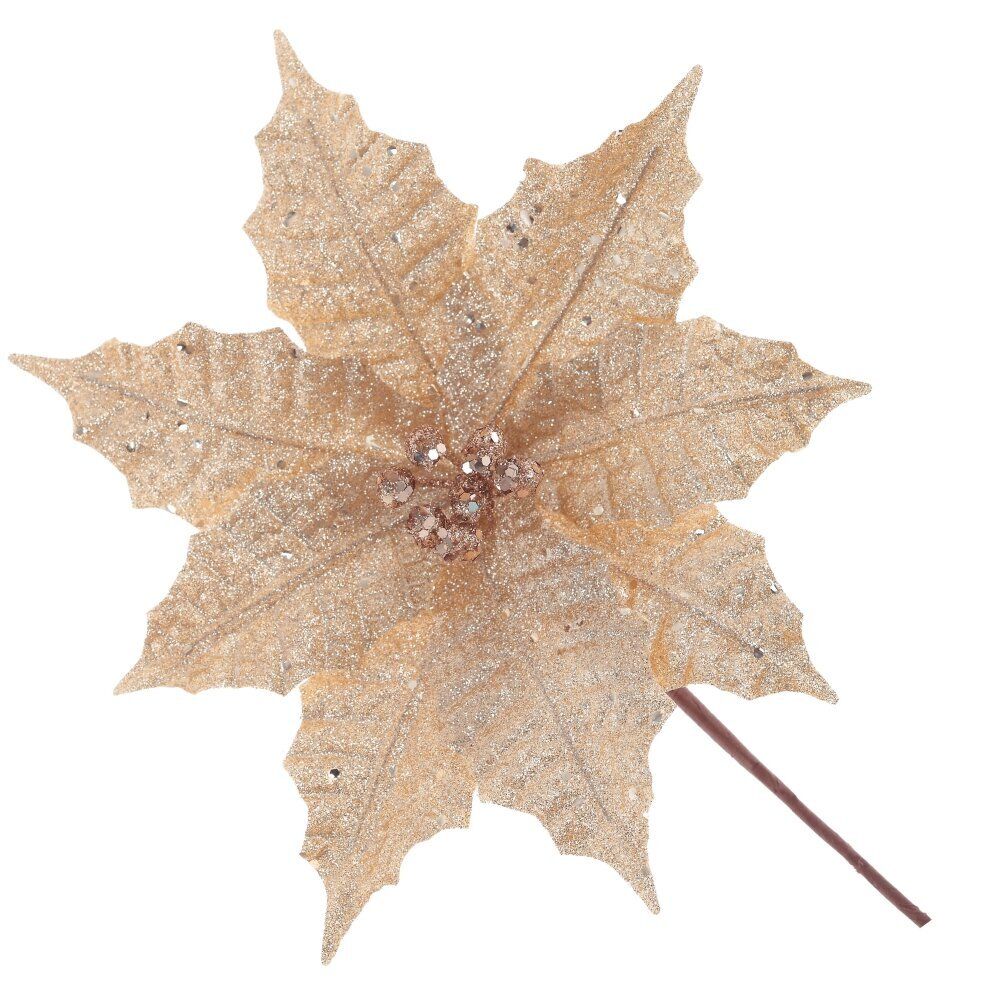 GAEM Цветок искусственный "Пуансеттия", L25 W25 H26 см, 2в.