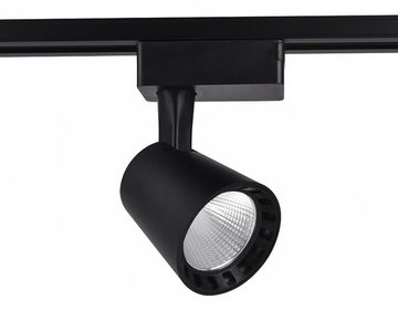 Трековый однофазный светодиодный светильник GL5977 BK черный LED 15W 4200K 24° Ambrella