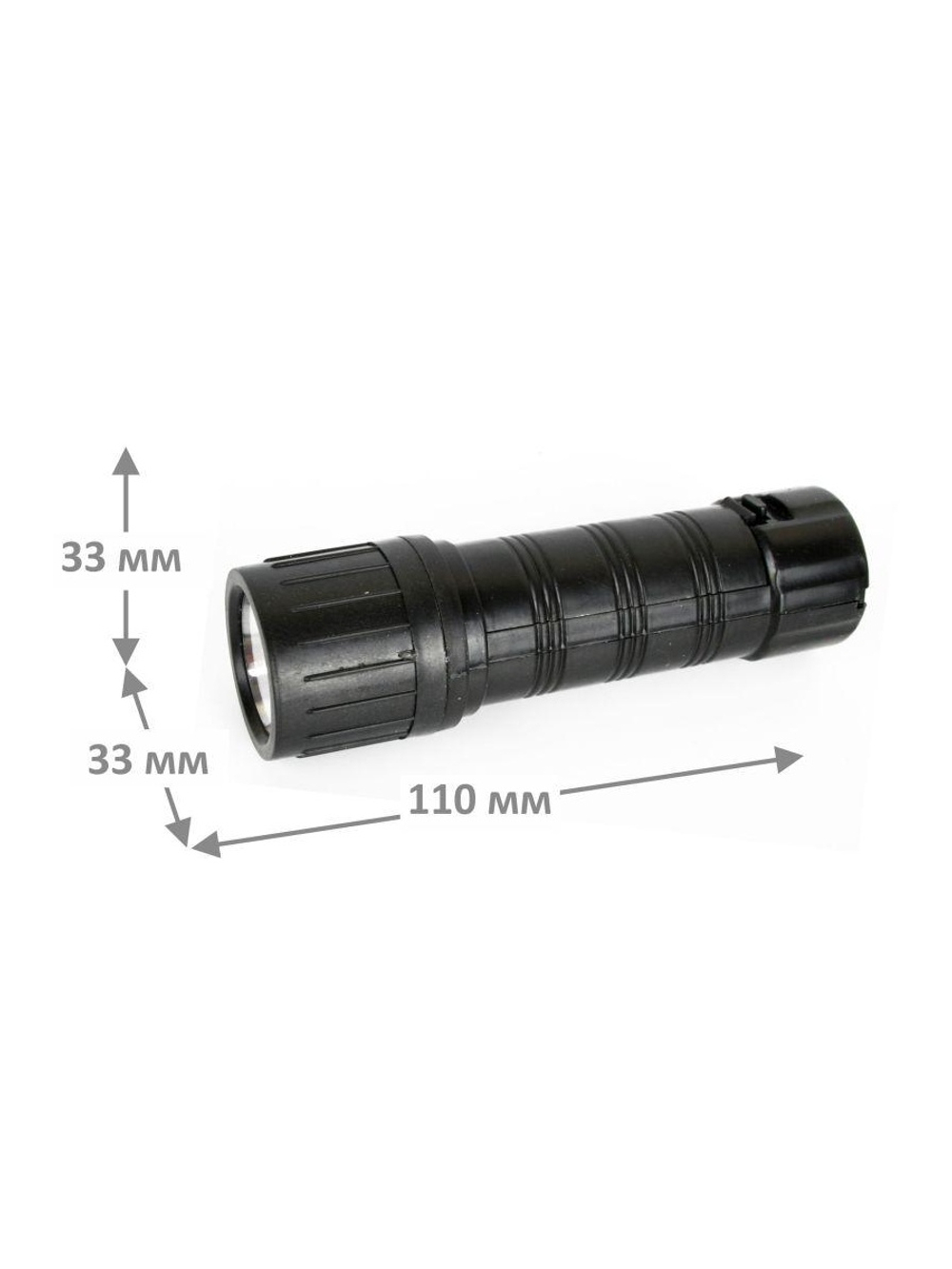 Фонарь 7102-ТН 1LED 1 режим 3хR03 черн. (блист.-пакет) Ultraflash 11788