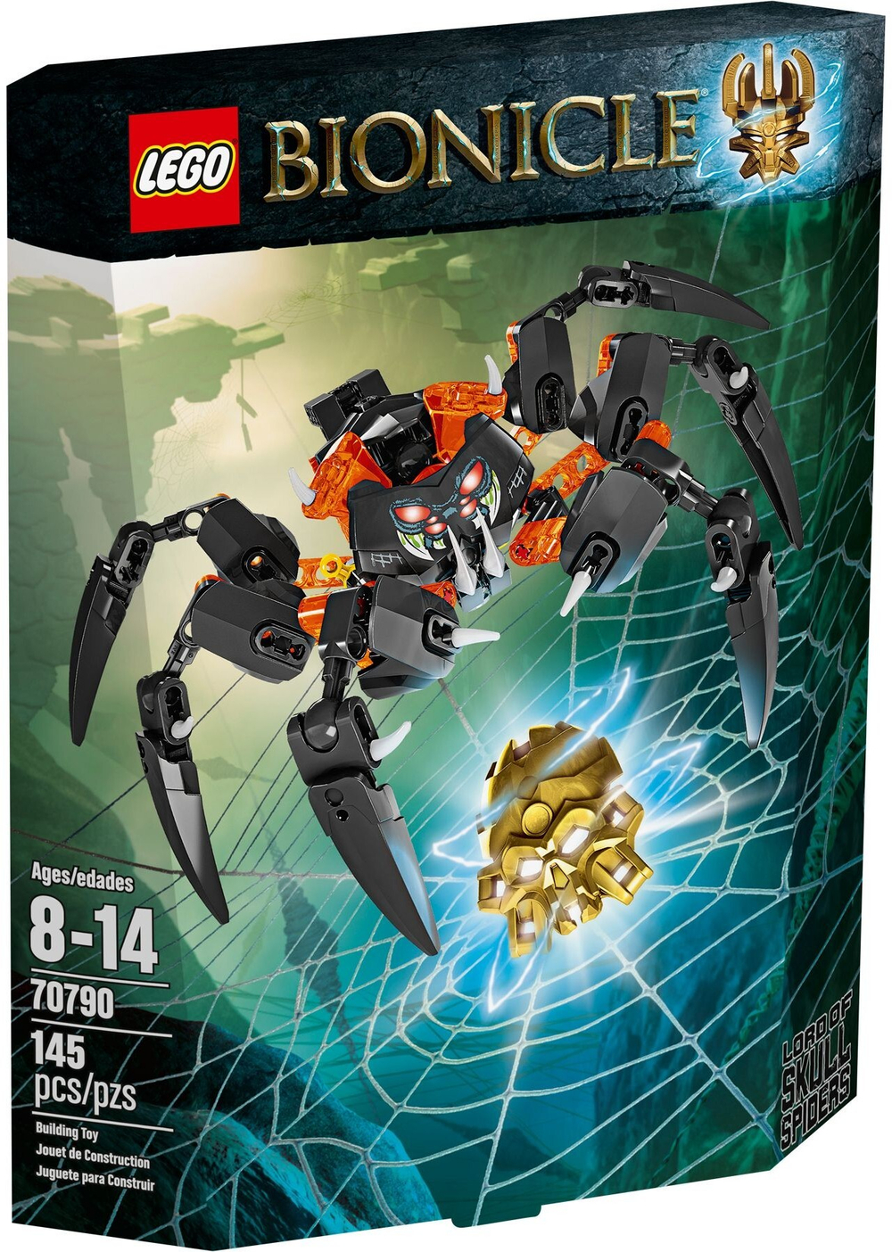 Конструктор Bionicle LEGO 70790 Лорд Паучий Череп