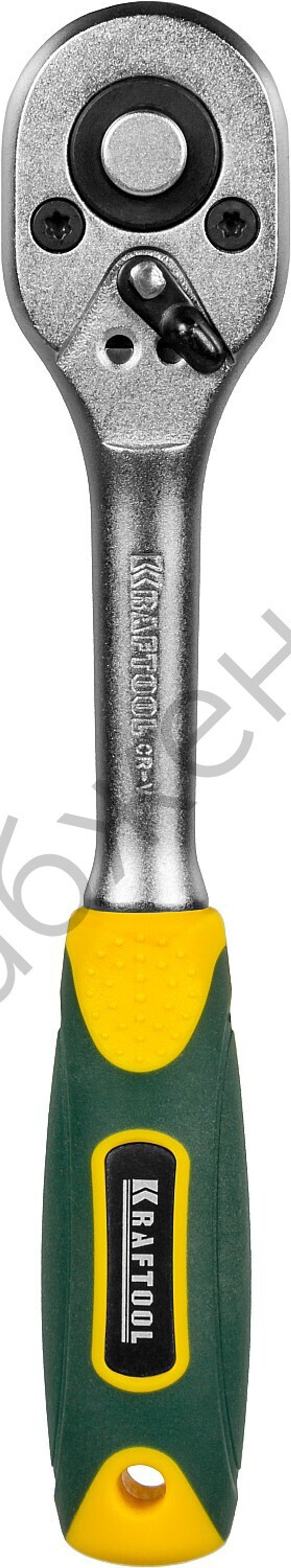 KRAFTOOL 1/4″, 72 зубца, трещотка для торцовых головок (27791-1/4)