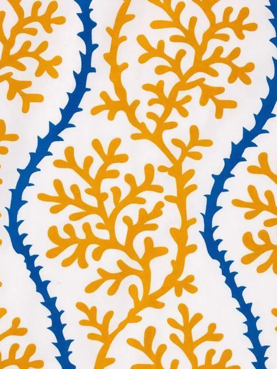 Штора портьерная Этель "Кораллы" 140*170см, 130 гр/м2, 100% хлопок