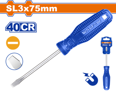 Шлицевая отвертка с магнитным наконечником