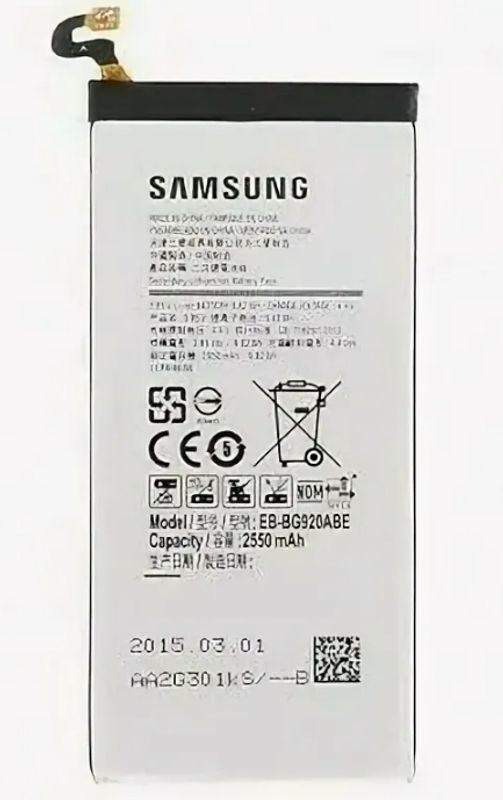 Аккумулятор для Samsung S6 (EB-BG920ABE 2550mAh)