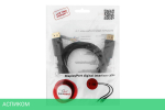 Кабель Cablexpert DisplayPort Cablexpert CC-DP-1M, v1.1, 1м, 20M/20M, черный, экран, пакет Чёрный