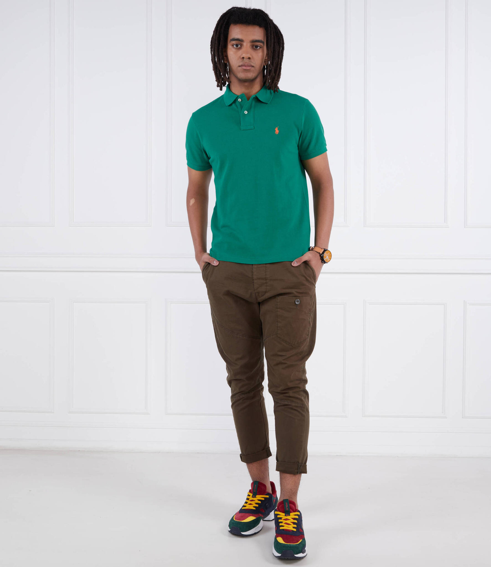 Поло POLO RALPH LAUREN - зеленый(710680784)