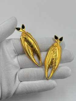 Клипсы Перья Karl Lagerfeld