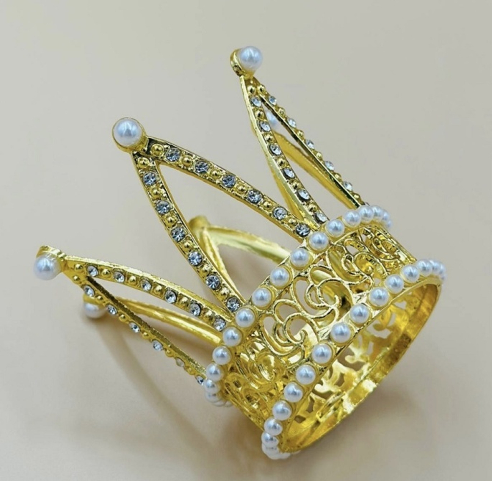 Корона принцессы М 4*5,5см Золото, металл