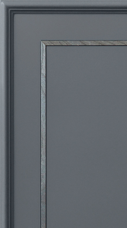 Фасад МДФ в плёнке ПВХ с вставкой из массива рис. 345-1