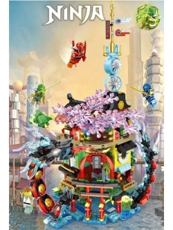 Конструктор Ниндзя "Небесный Храм: Сады" 1455 деталей 76117