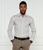 Рубашка H-HANK-kent-C1-214 BOSS BLACK - бежевый(50533021)