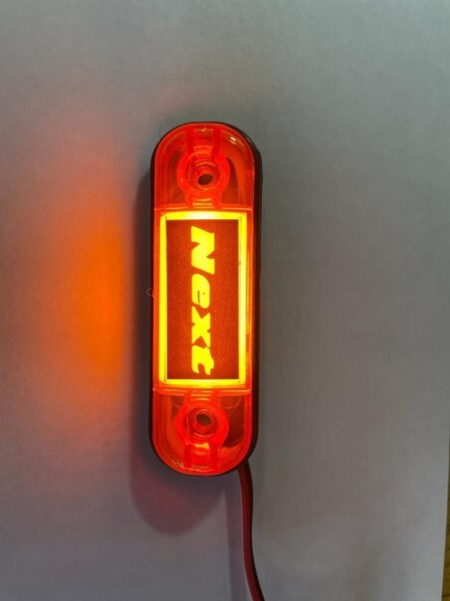 Фонарь габарит. бок. /Г-3302 NEXT/ термобудка верхн. желт. неон. (Н.Новгород)