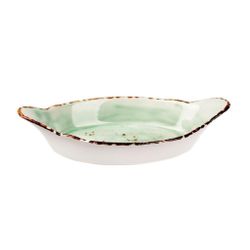 Блюдо овальное 22*11,5*3,2 см 150 мл с ручками Organica Green P.L. Proff Cuisine [6]