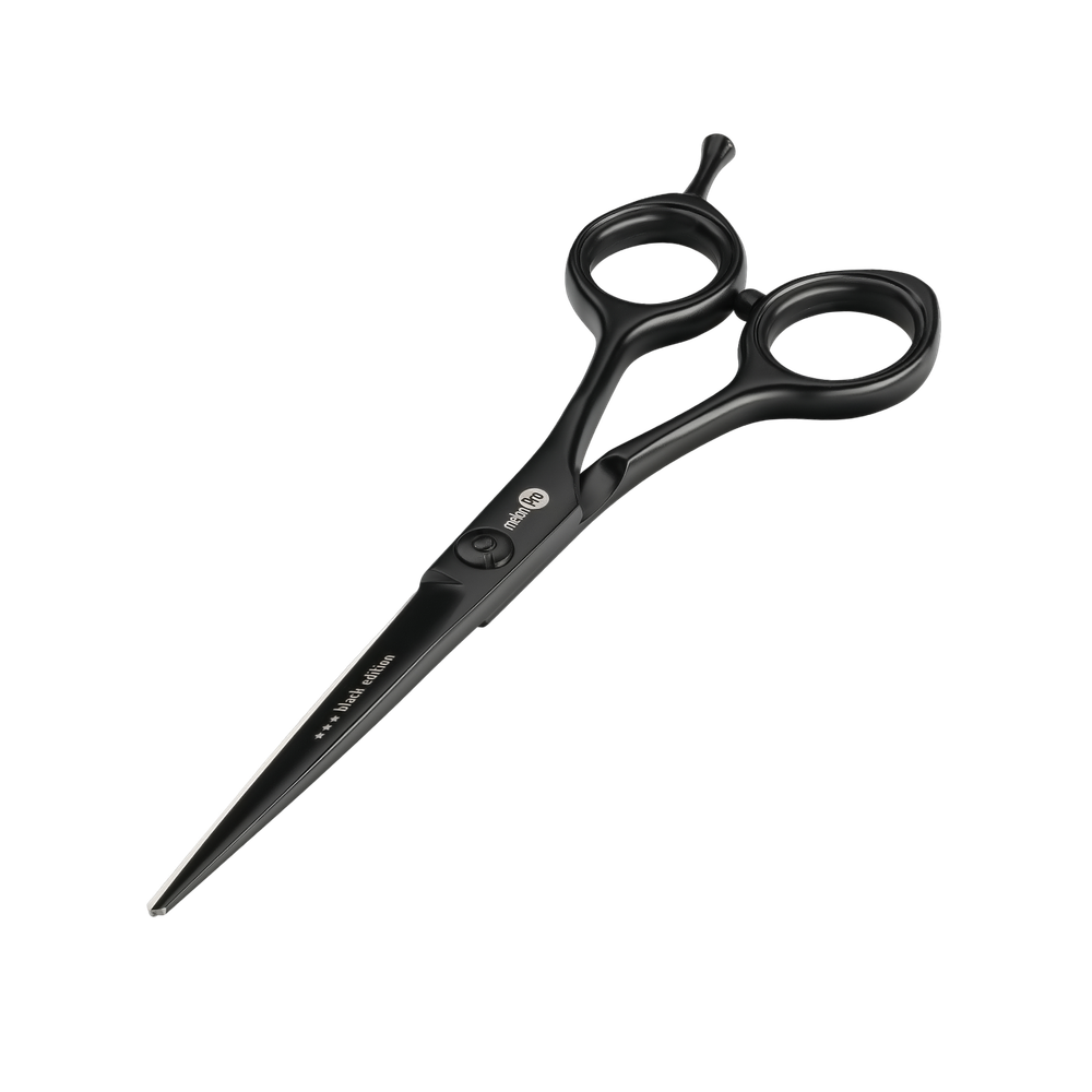 MеlоnРrо Парикмахерские ножницы black edition прямые/классические /5,5"