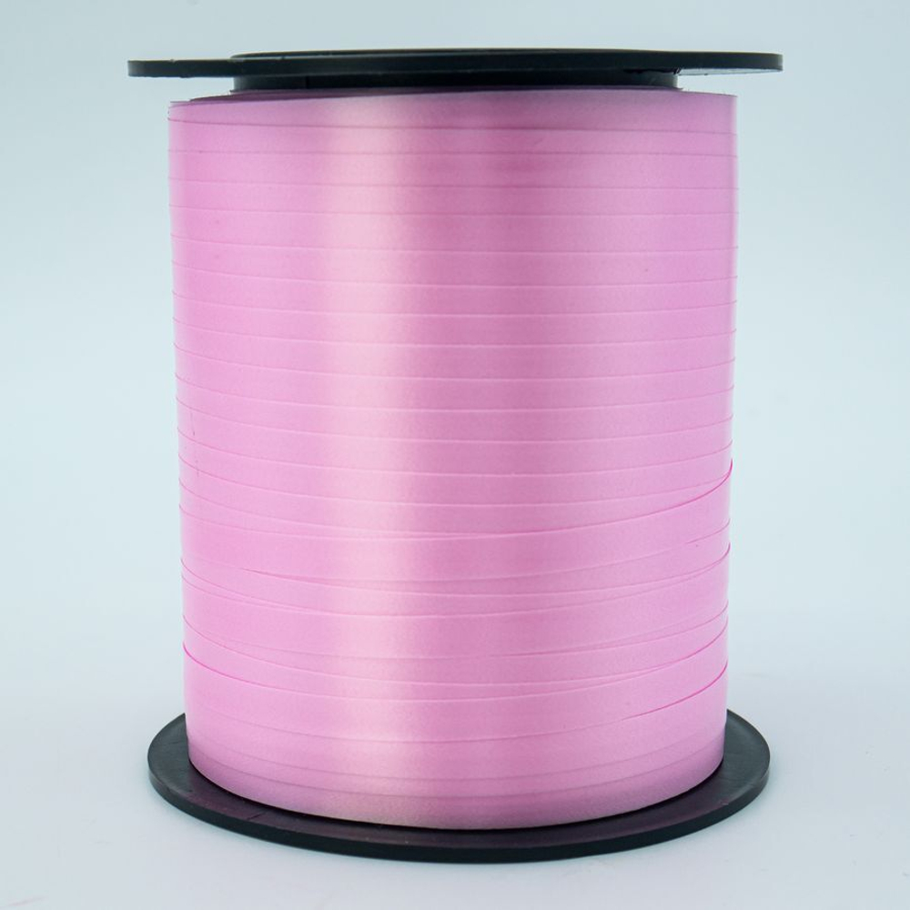 Лента упаковочная ПВХ 5мм*240м, светло-розовая