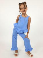 02-147-4 Комплект для девочки (туника+брюки)